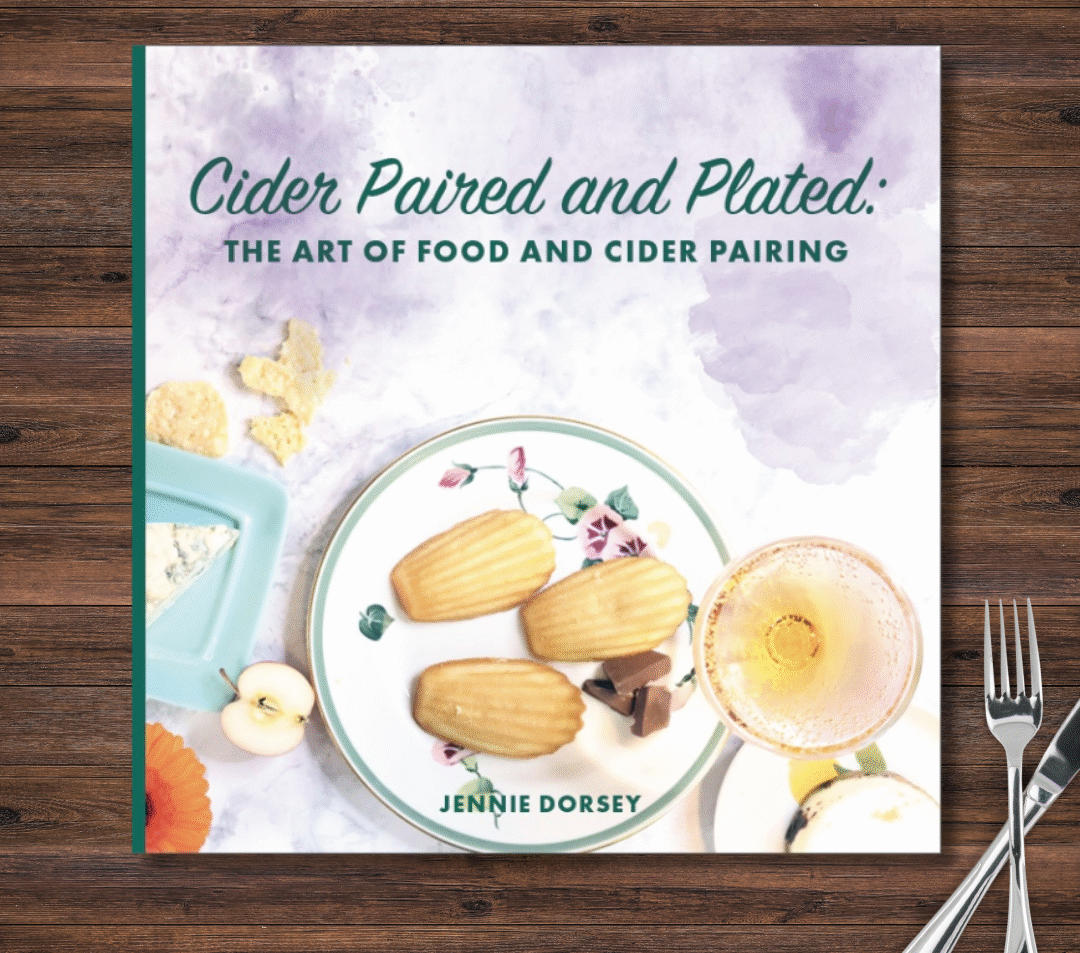 cider paired and plated